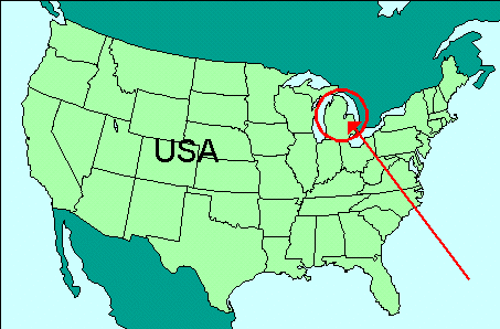 Usa Karte Detroit | creactie